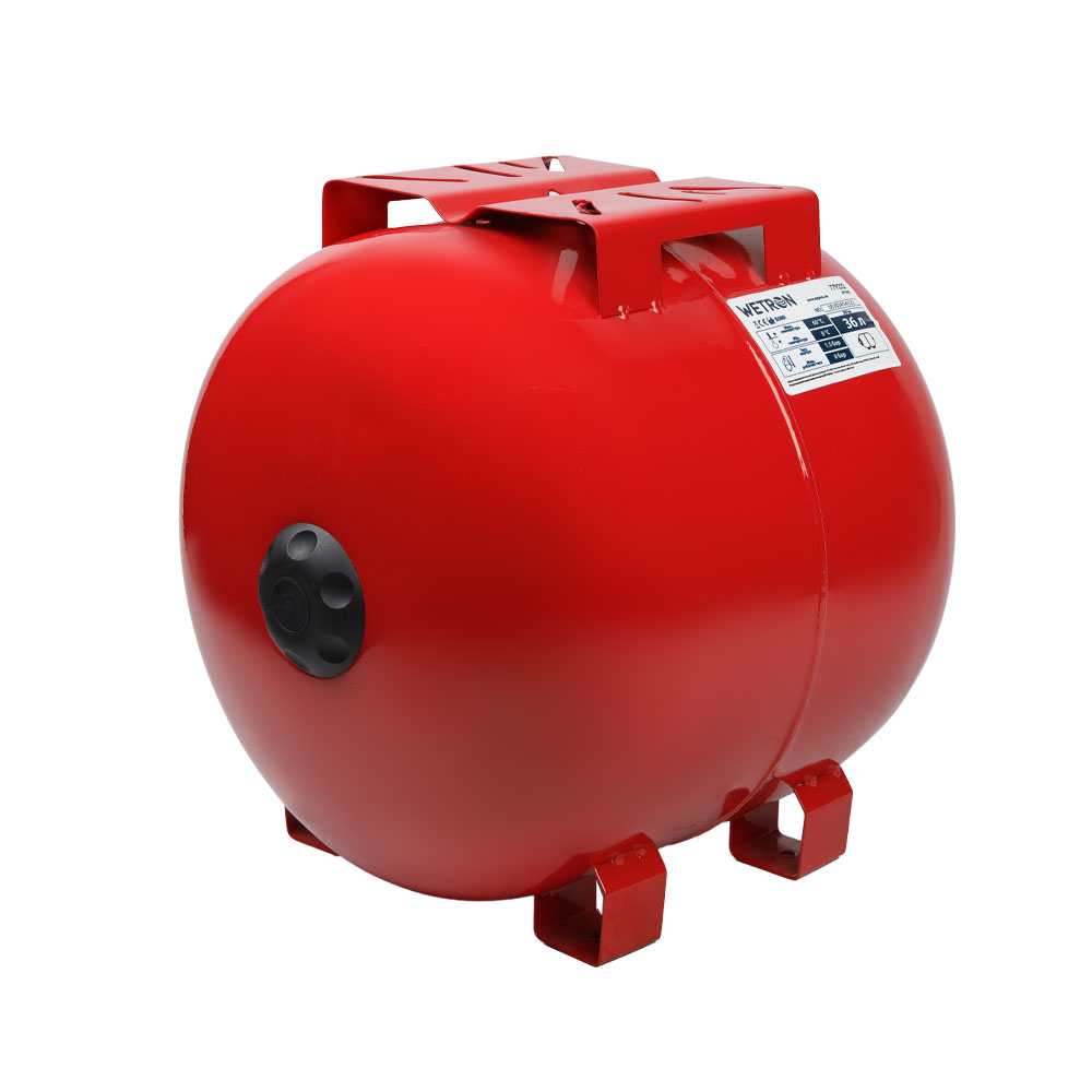 Гідроакумулятор Wetron горизонтальний 36 л HTw36