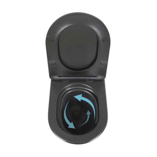 Готовое решение Qtap для ванной комнаты: подвесной унитаз Robin New Ultra Quiet 490 x 365 x 325 + комплект инсталляции Standard (линейная кнопка White)