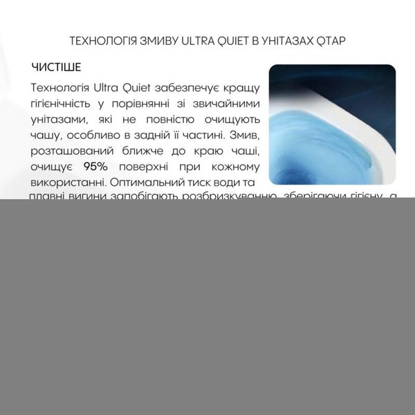 Готове рішення Qtap для ванної кімнати: підвісний унітаз Taurus Ultra Quiet 515 x 360 x 350 + комплект інсталяції Standard (кругла клавіша White)