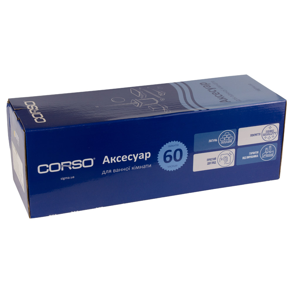 Ершик для унитаза Corso Arno 352×145×119 мм