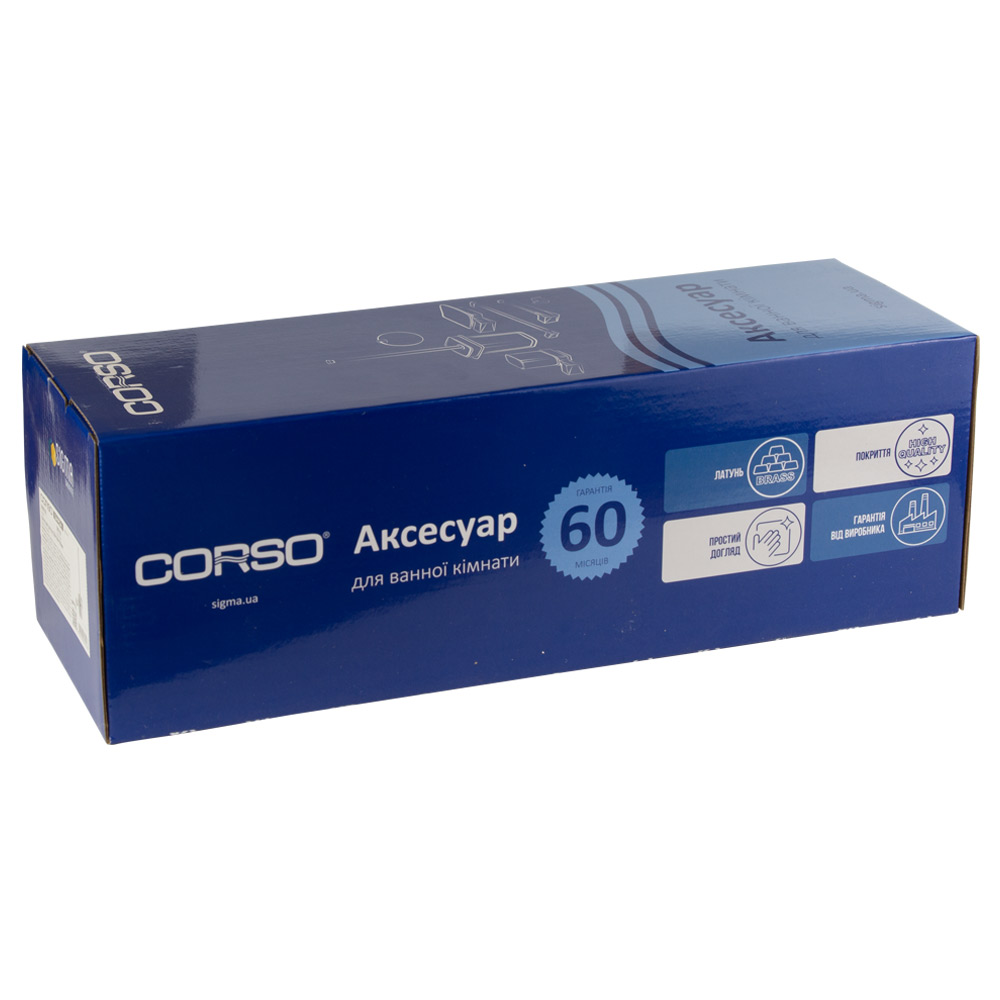 Йоржик для унітазу Corso Garda 350×140×106 мм