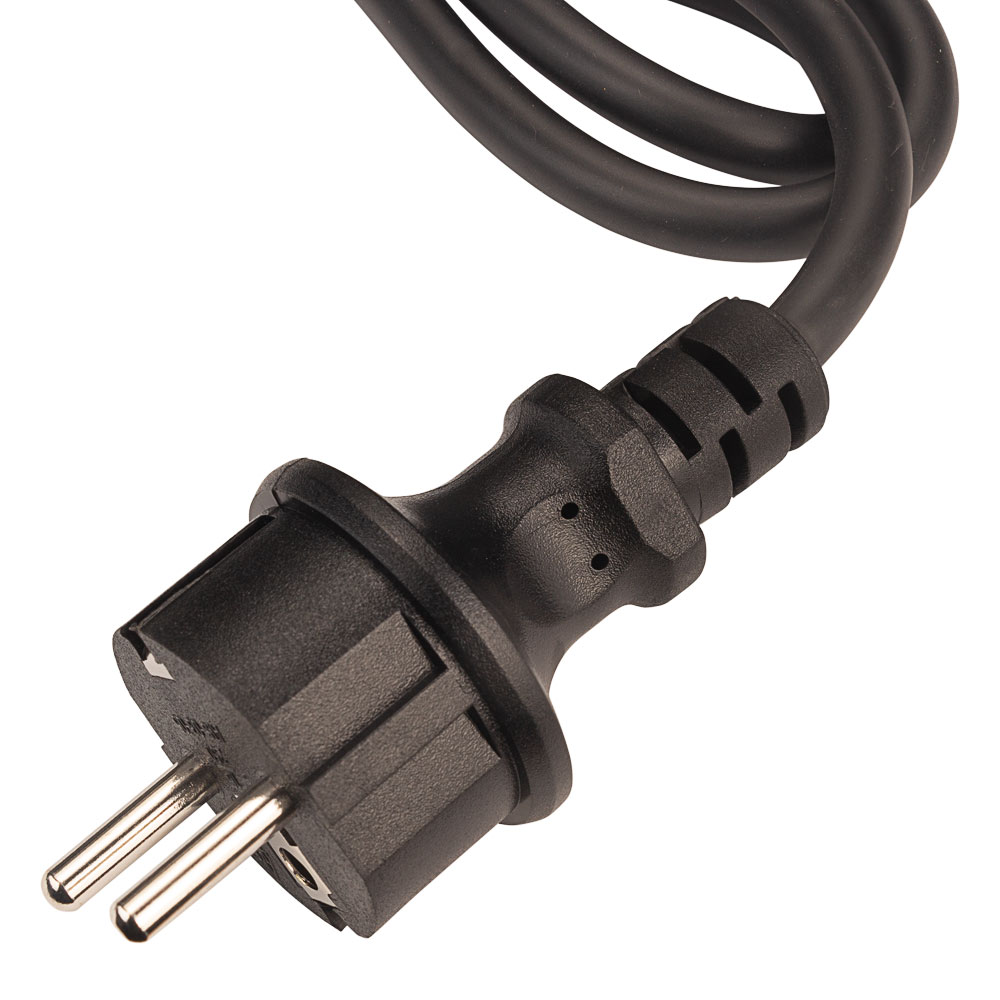 Кабель Wetron електричний PVC круглий (3 x 0.75 мм²) 1.5 м з вилкою