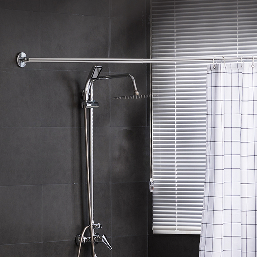 Карниз телескопічний Aquatica s38 на вакуумних присосках 1150-1800 мм