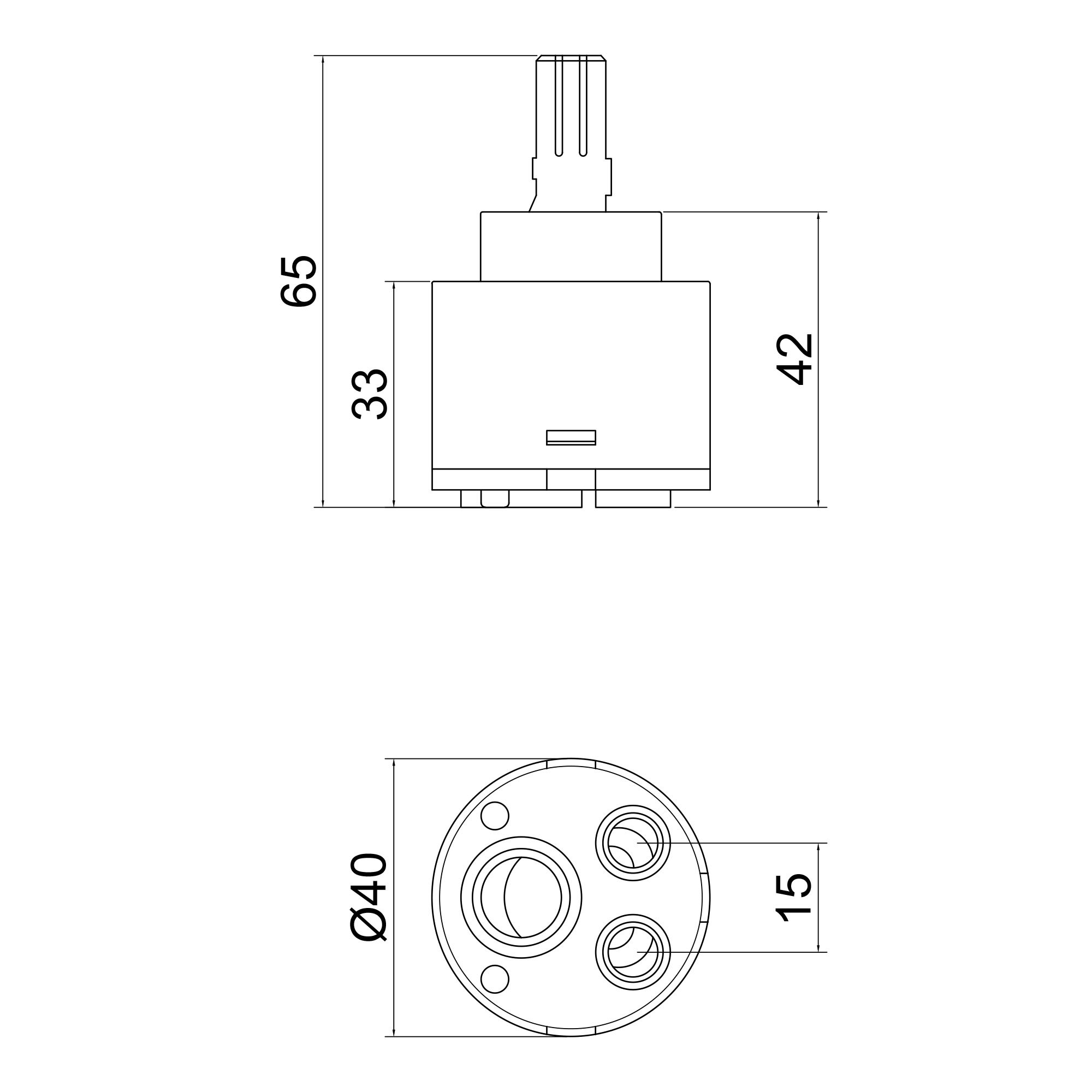 Картридж для смесителя Lidz Repair 40 (k40) (LDREP4025840)