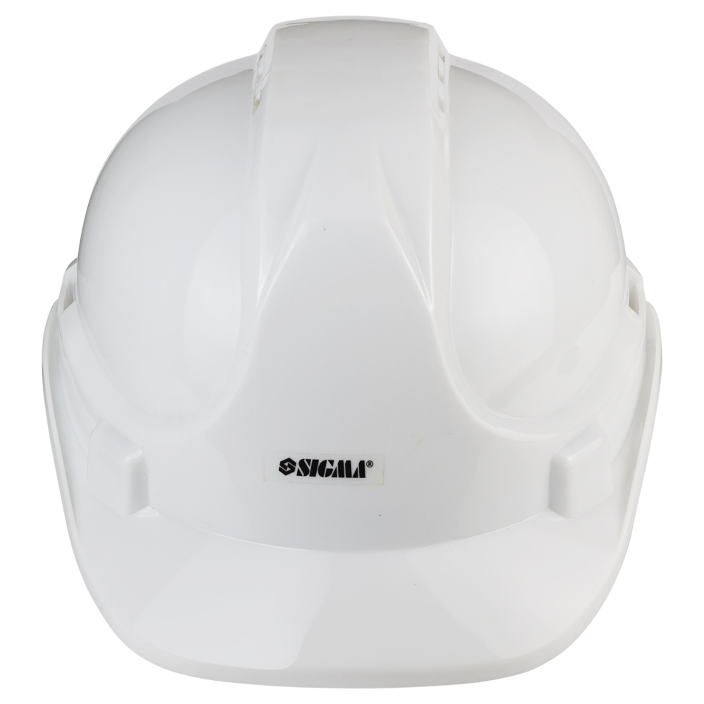 Каска будівельна Sigma 8 точок кріплення (біла)