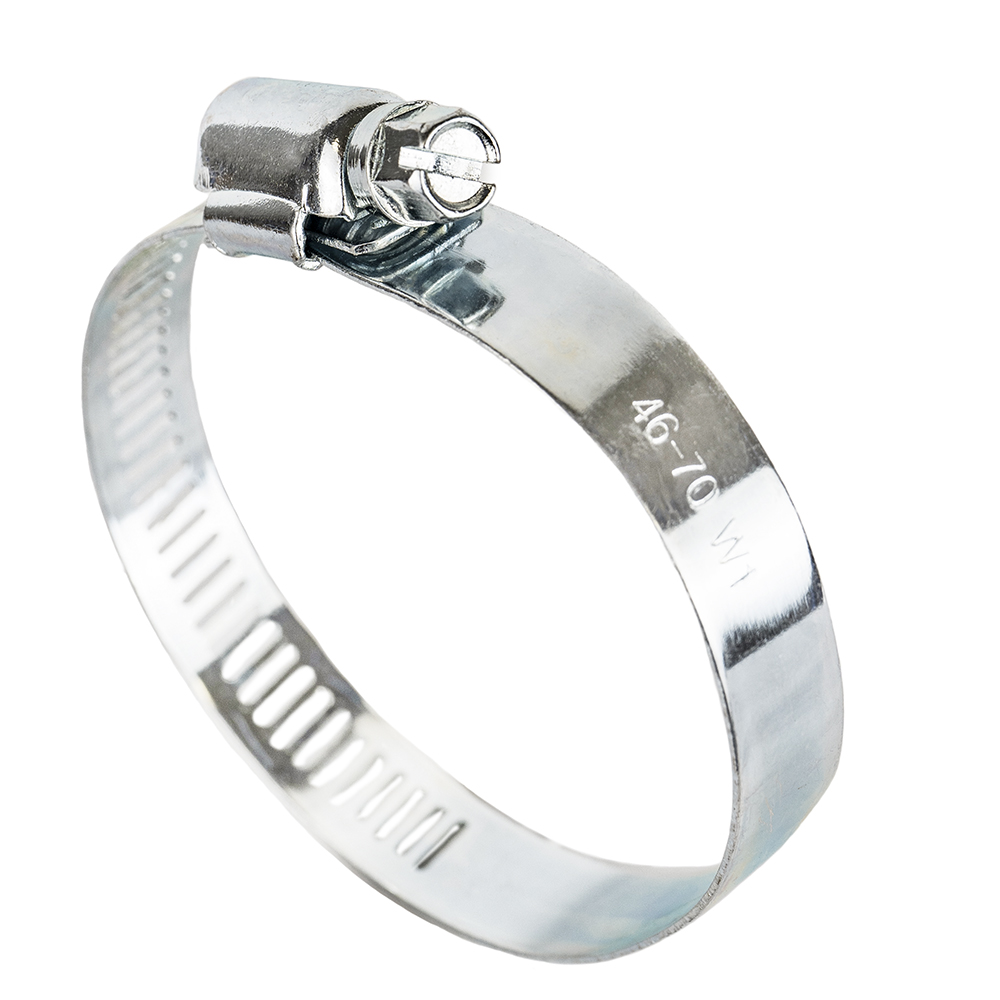 Хомут черв'ячний Grad оцинкований 12.7 мм D46-70 мм 10 шт