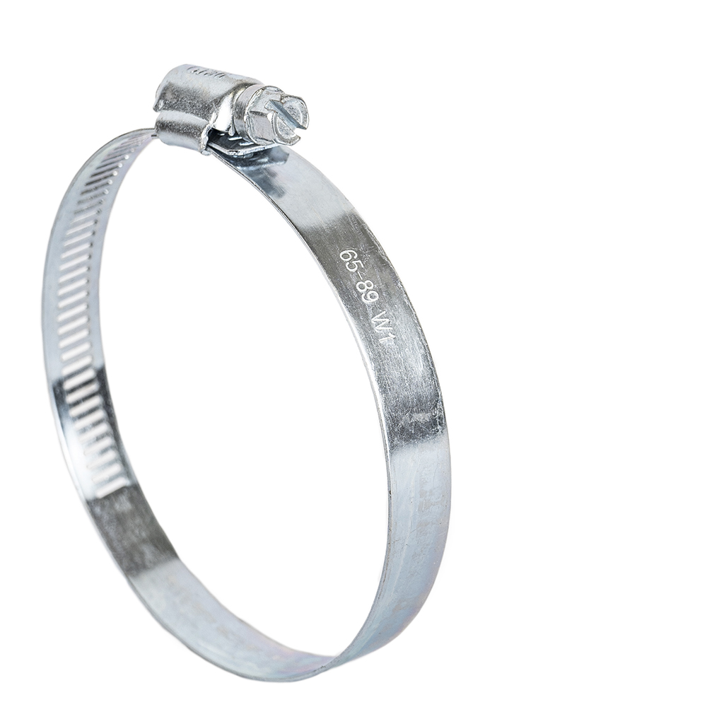 Хомут черв'ячний Grad оцинкований 12.7 мм D65-89 мм 10 шт