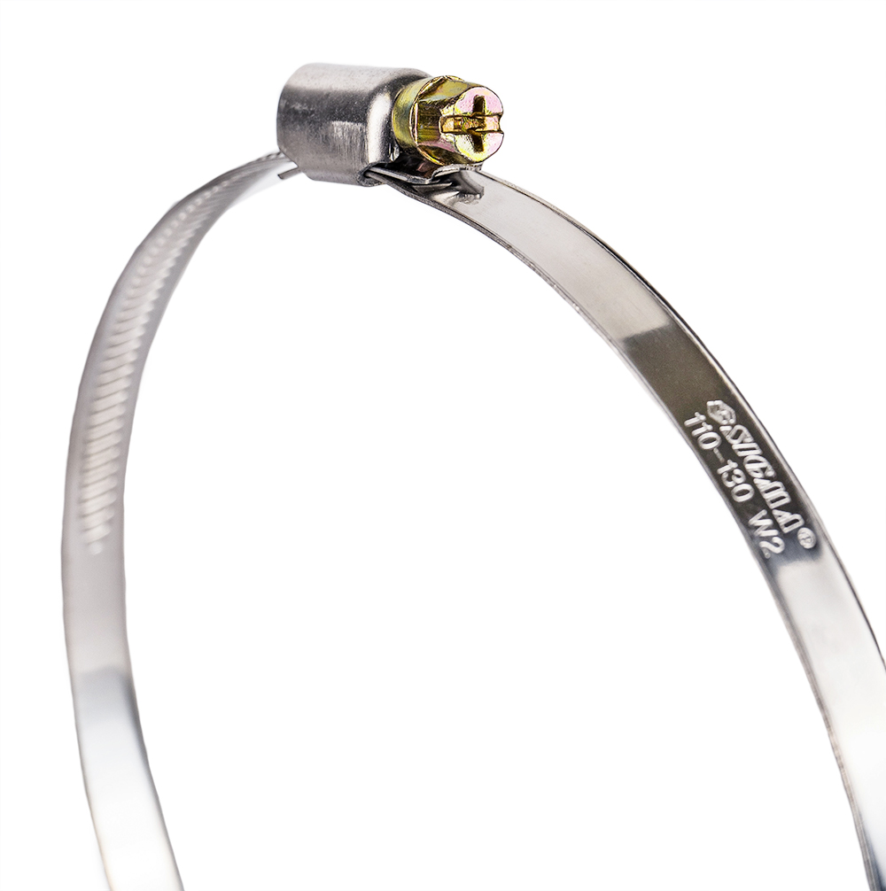 Хомут черв'ячний Sigma нержавіючий 9 мм D110-130 мм 10 шт