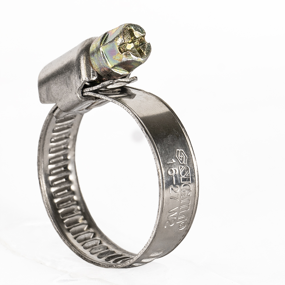 Хомут черв'ячний Sigma нержавіючий 9 мм D16-27 мм 25 шт