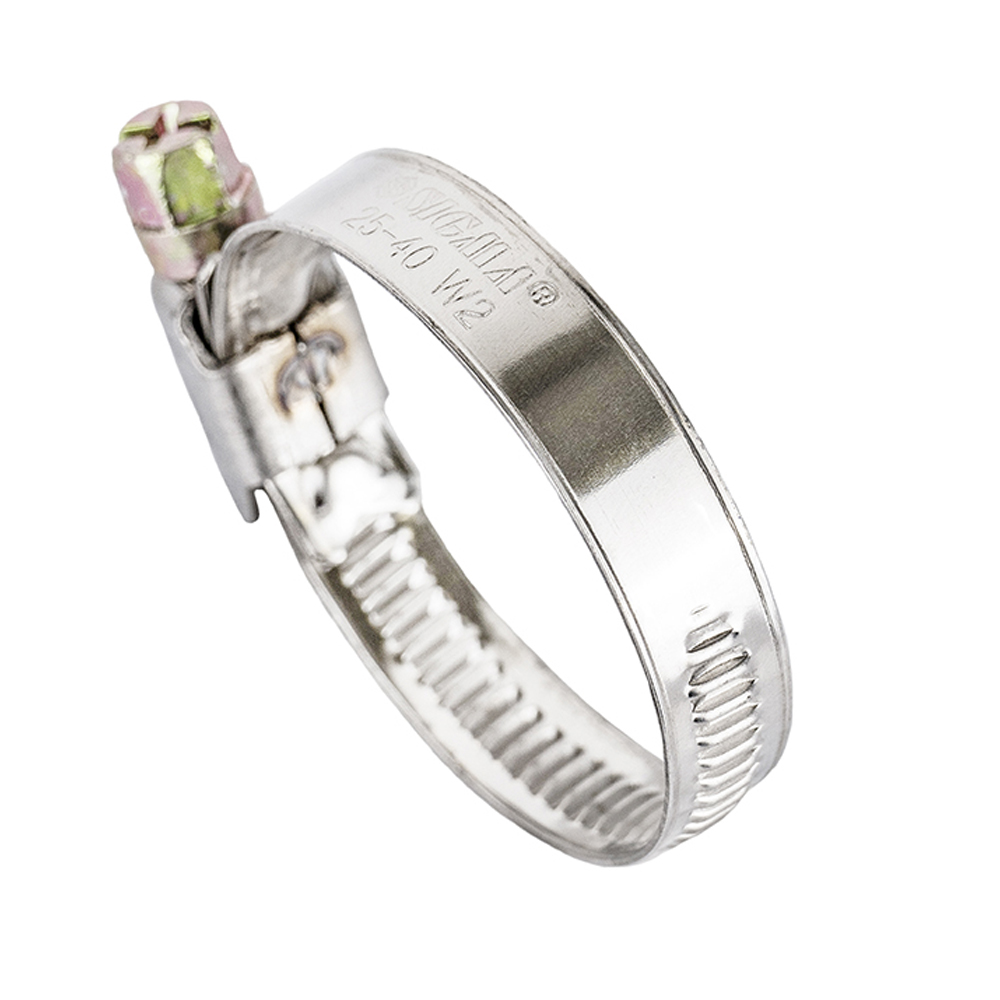 Хомут черв'ячний Sigma нержавіючий 9 мм D25-40 мм 25 шт