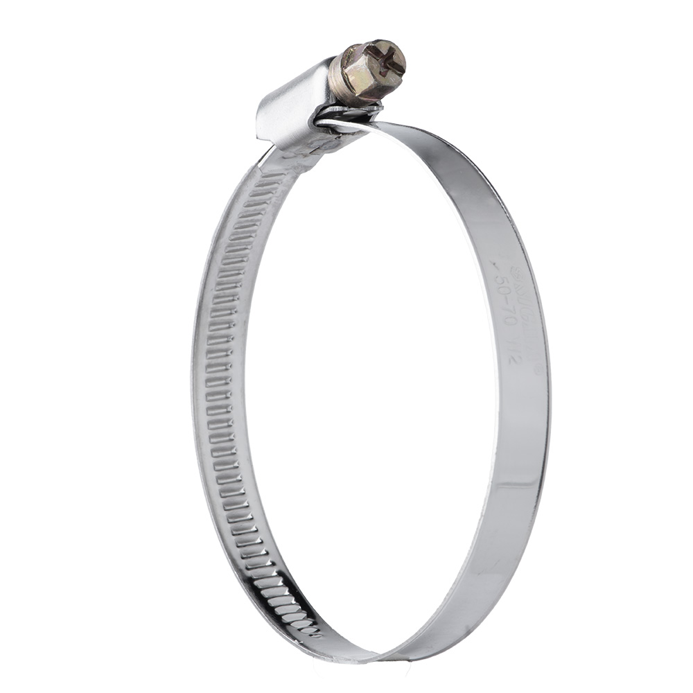 Хомут черв'ячний Sigma нержавіючий 9 мм D50-70 мм 10 шт