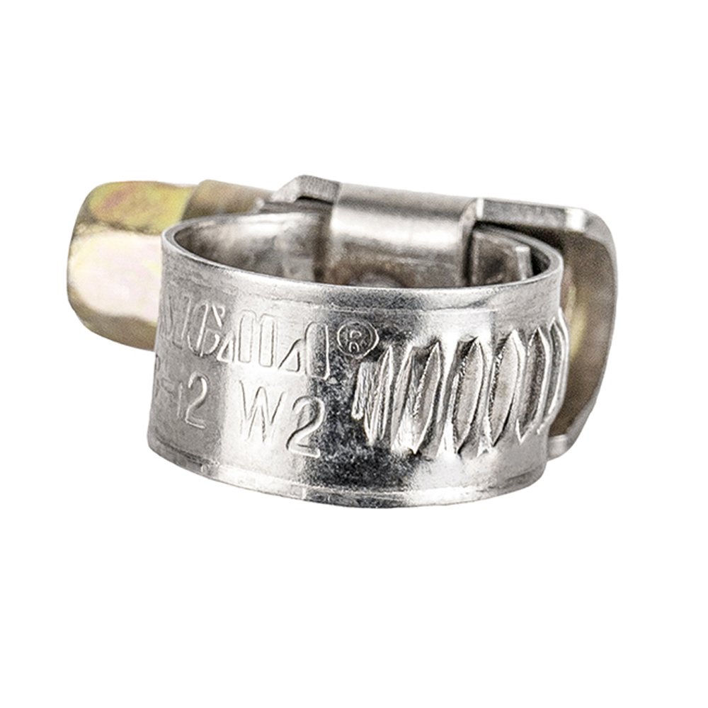 Хомут черв'ячний Sigma нержавіючий 9 мм D8-12 мм 25 шт