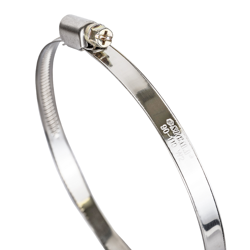 Хомут черв'ячний Sigma нержавіючий 9 мм D90-110 мм 10 шт