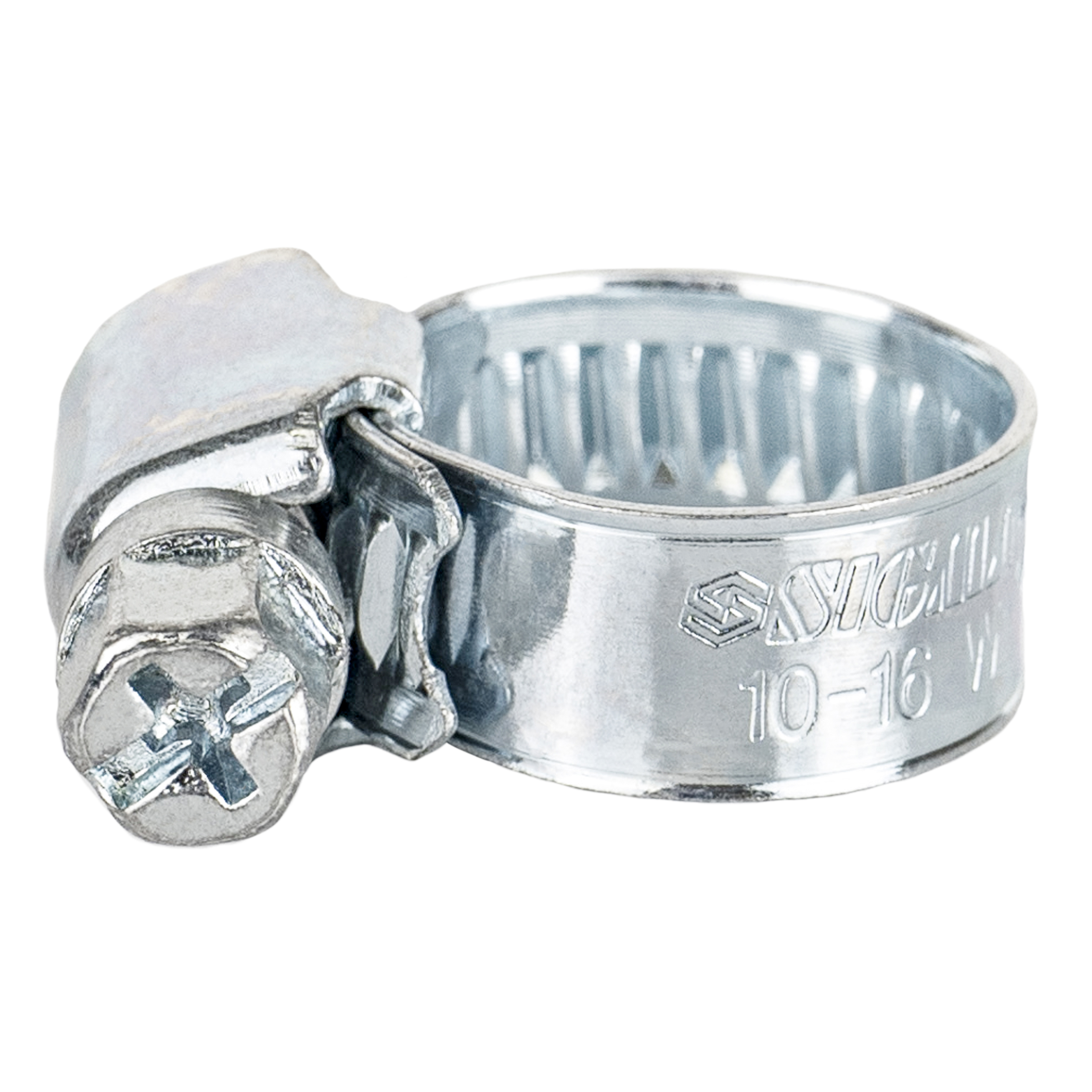 Хомут черв'ячний Sigma оцинкований 9 мм D10-16 мм 25 шт