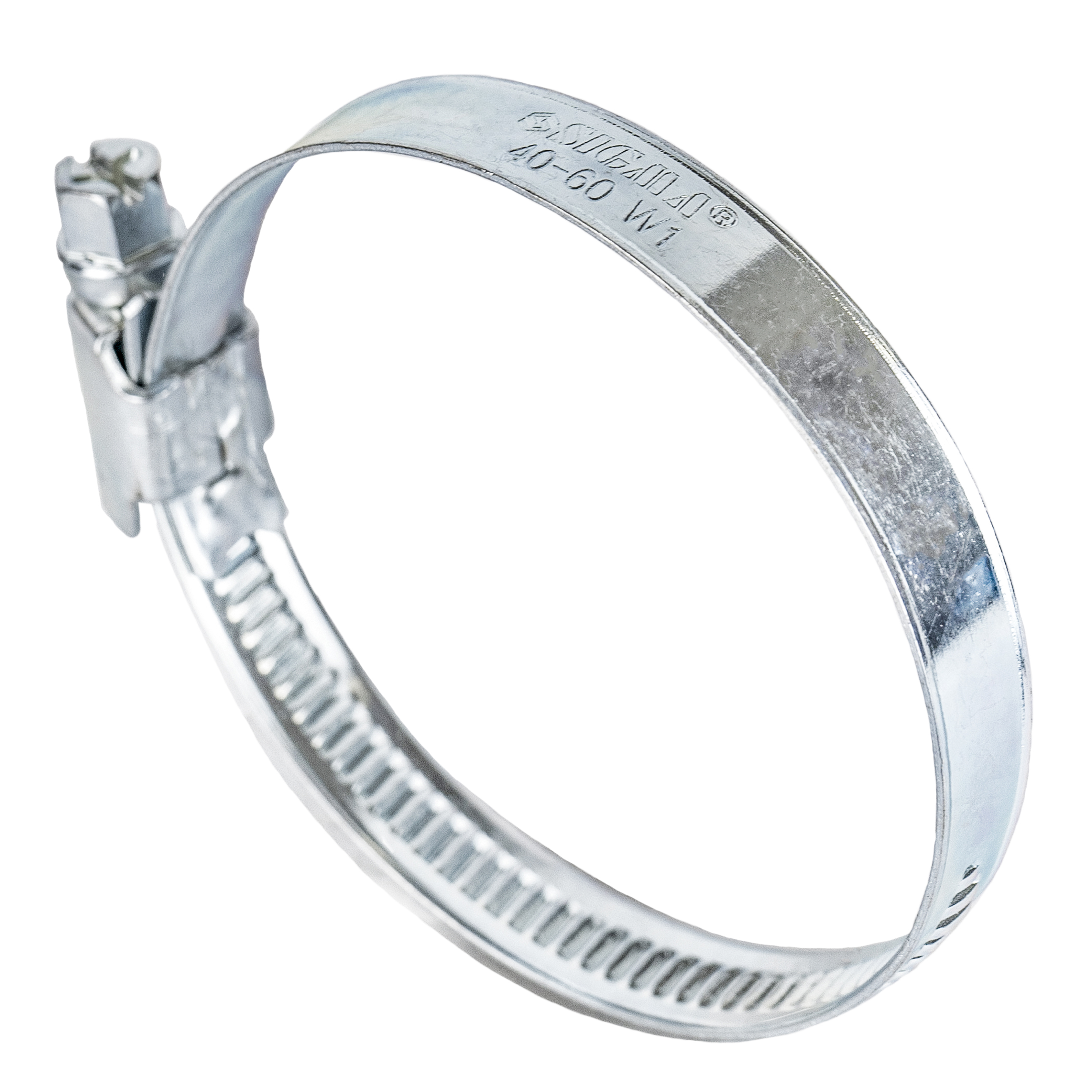 Хомут черв'ячний Sigma оцинкований 9 мм D40-60 мм 10 шт