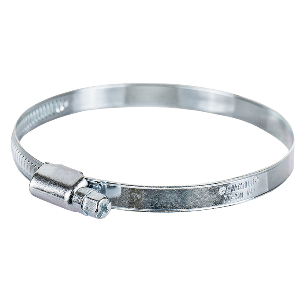 Хомут черв'ячний Sigma оцинкований 9 мм D70-90 мм 10 шт