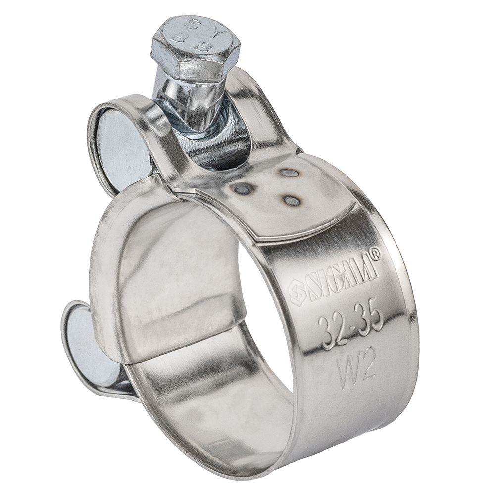 Хомут силовий Sigma нержавіючий 20 мм Ø32-35 мм