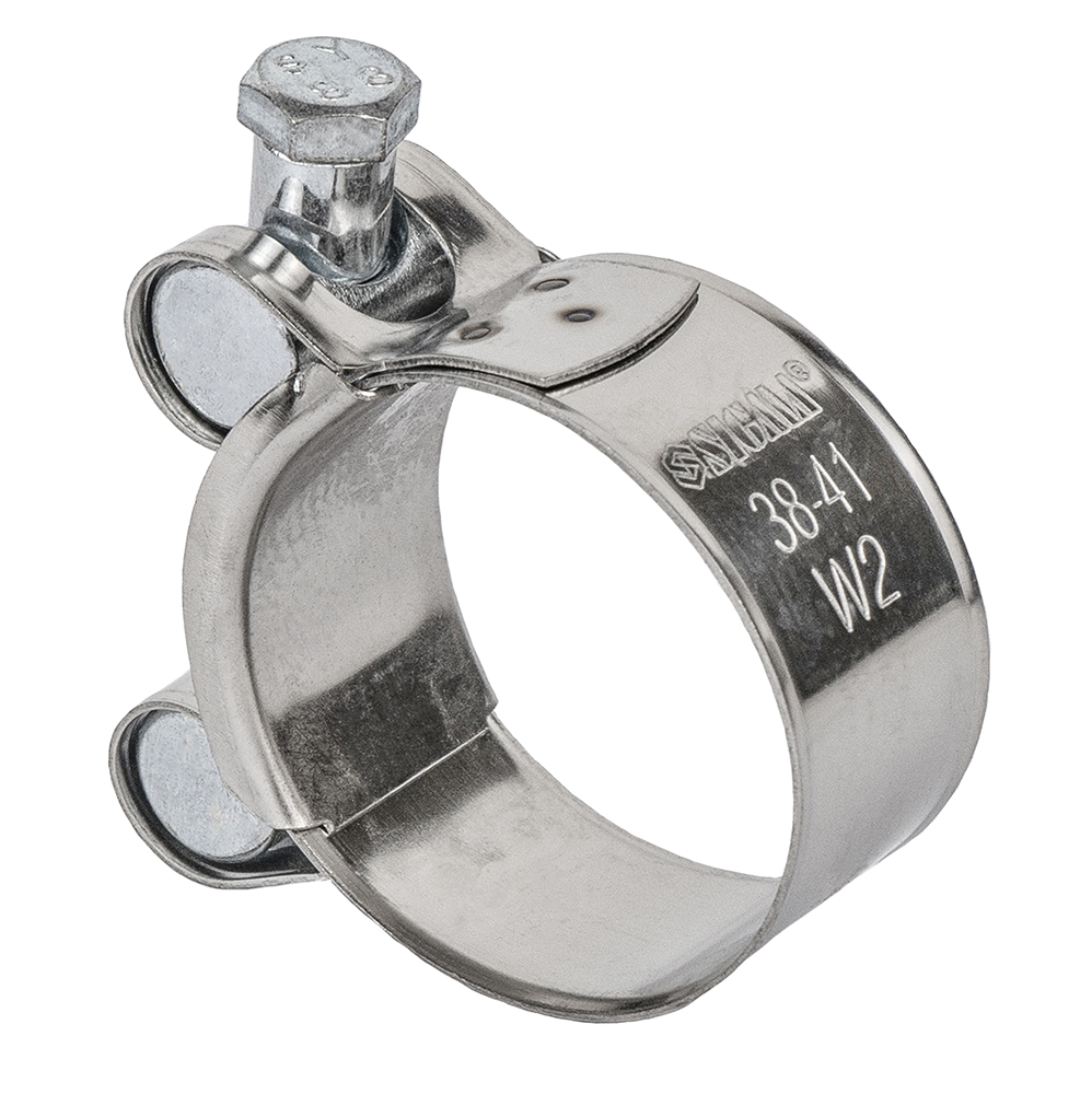 Хомут силовий Sigma нержавіючий 20 мм Ø38-41 мм