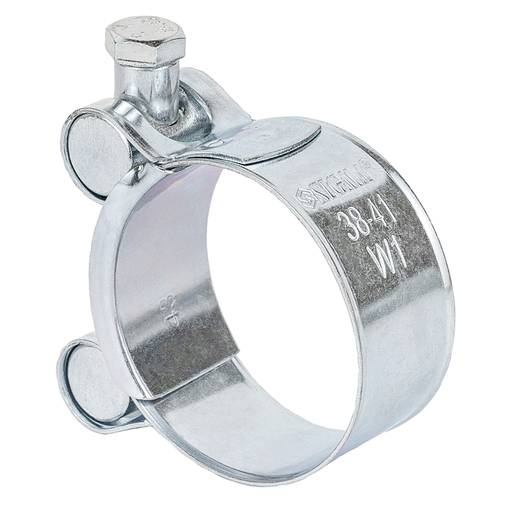 Хомут силовой Sigma оцинкованный 20 мм Ø38-41 мм