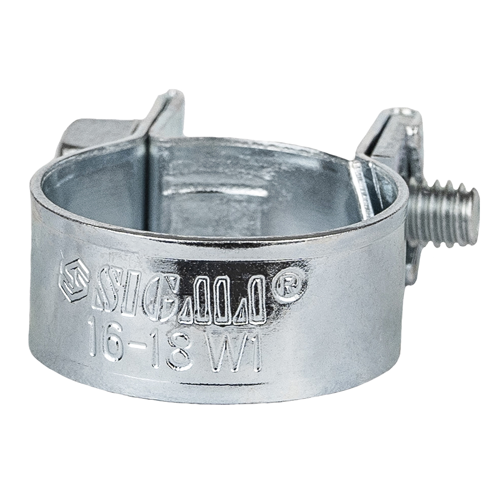 Хомут силовий Sigma оцинкований Mini 9 мм Ø16-18 мм 50 шт