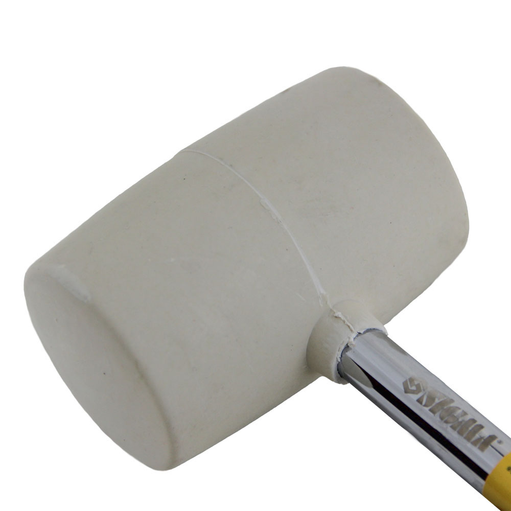 Киянка Sigma гумова біла 680 г металева обгумована рукоятка