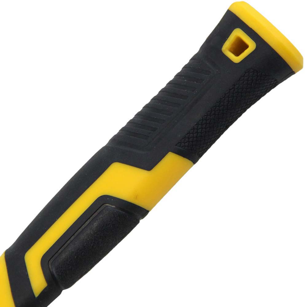 Киянка Sigma гумова чорна 450 г фібергласова рукоятка