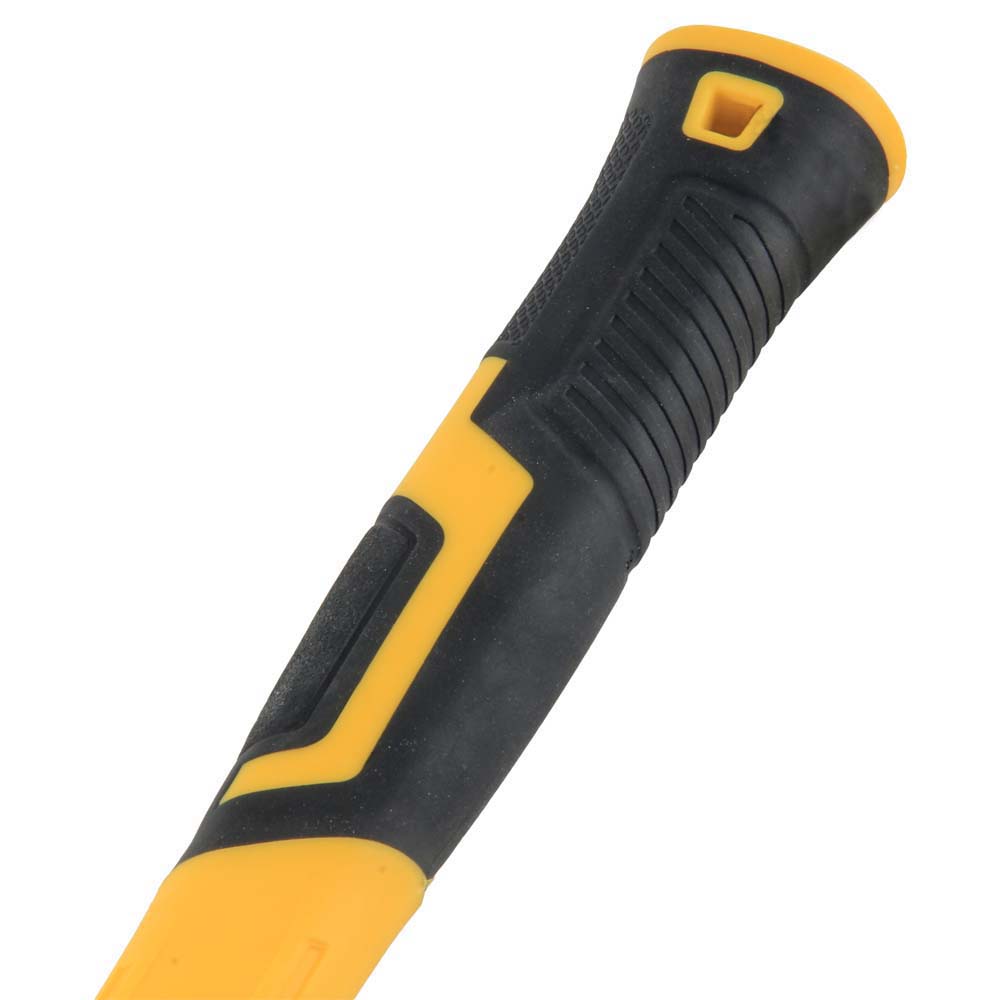 Киянка Sigma гумова чорно-біла 450 г фібергласова рукоятка