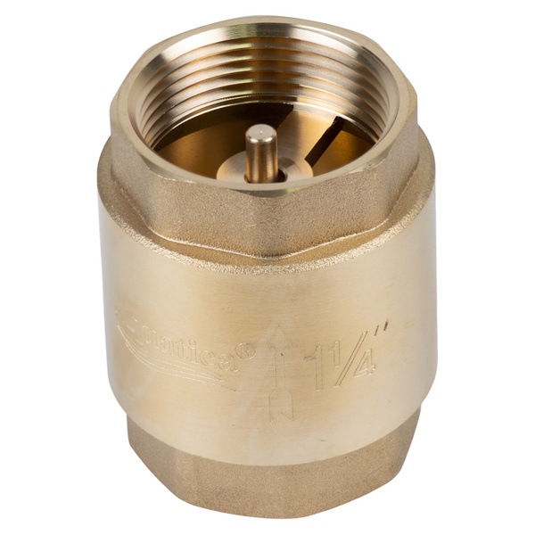Клапан Aquatica зворотний F1 1/4" x F1 1/4" (латунь) euro 410 г