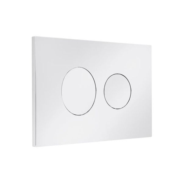 Клавіша змиву Qtap Standard 152 × 236 × 28 мм, Chrome, кругла (QTSTD164CRM49469)