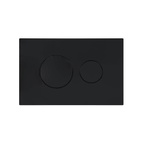 Клавіша змиву Qtap Standard 152 × 236 × 28 мм, Matt Black, кругла (QTSTD164BLM49470)