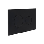 Клавіша змиву Qtap Standard 152 × 236 × 28 мм, Matt Black, кругла (QTSTD164BLM49470)