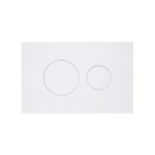 Клавіша змиву Qtap Standard 152 × 236 × 28 мм, White, кругла (QTSTD164W49468)