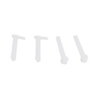 Клавіша змиву Qtap Standard 152 × 236 × 28 мм, White, кругла (QTSTD164W49468)