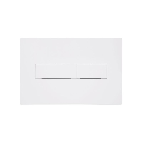 Клавіша змиву Qtap Standard 152 × 236 × 28 мм, White, лінійна (QTSTD164W49471)