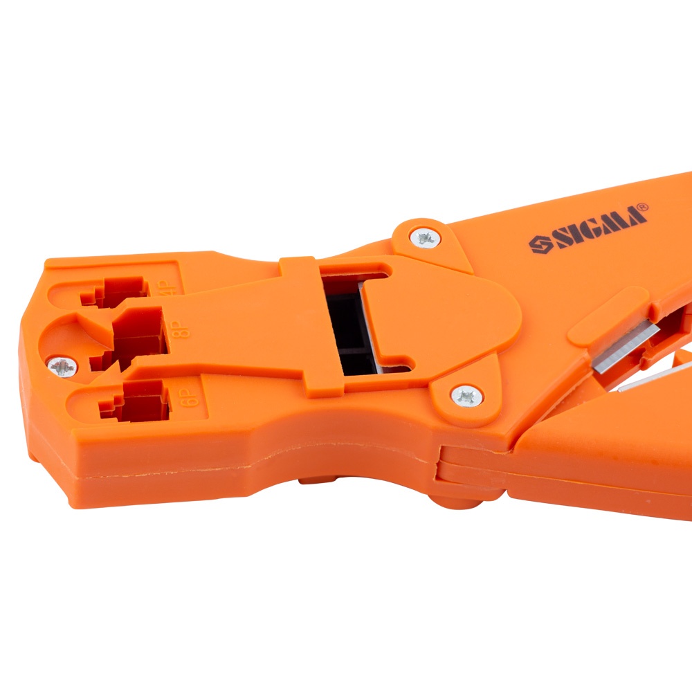 Кліщі для обтиску телекомунікаційних конекторів Sigma 4Р4С, 6Р6С, 8Р8С