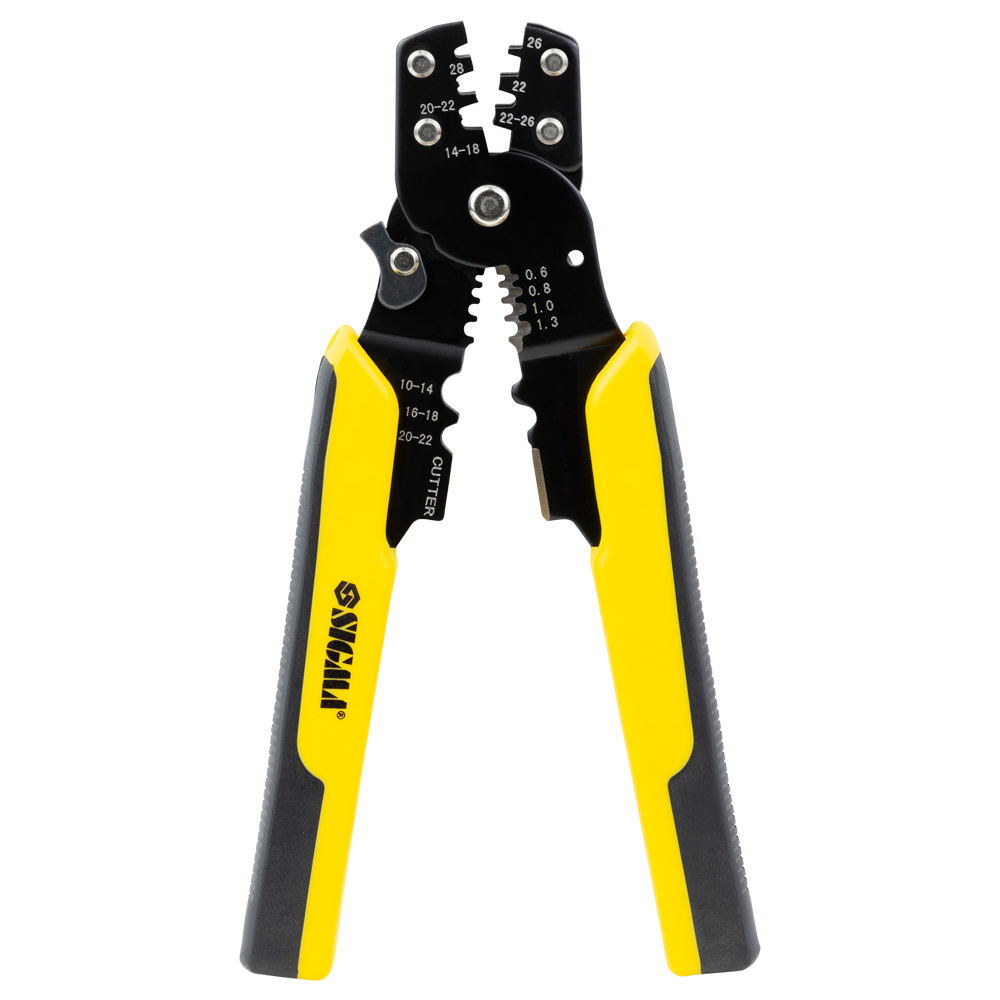 Кліщі для опресовування неізольованих клем Sigma 0.5-6.0 мм² універсальні 185 мм