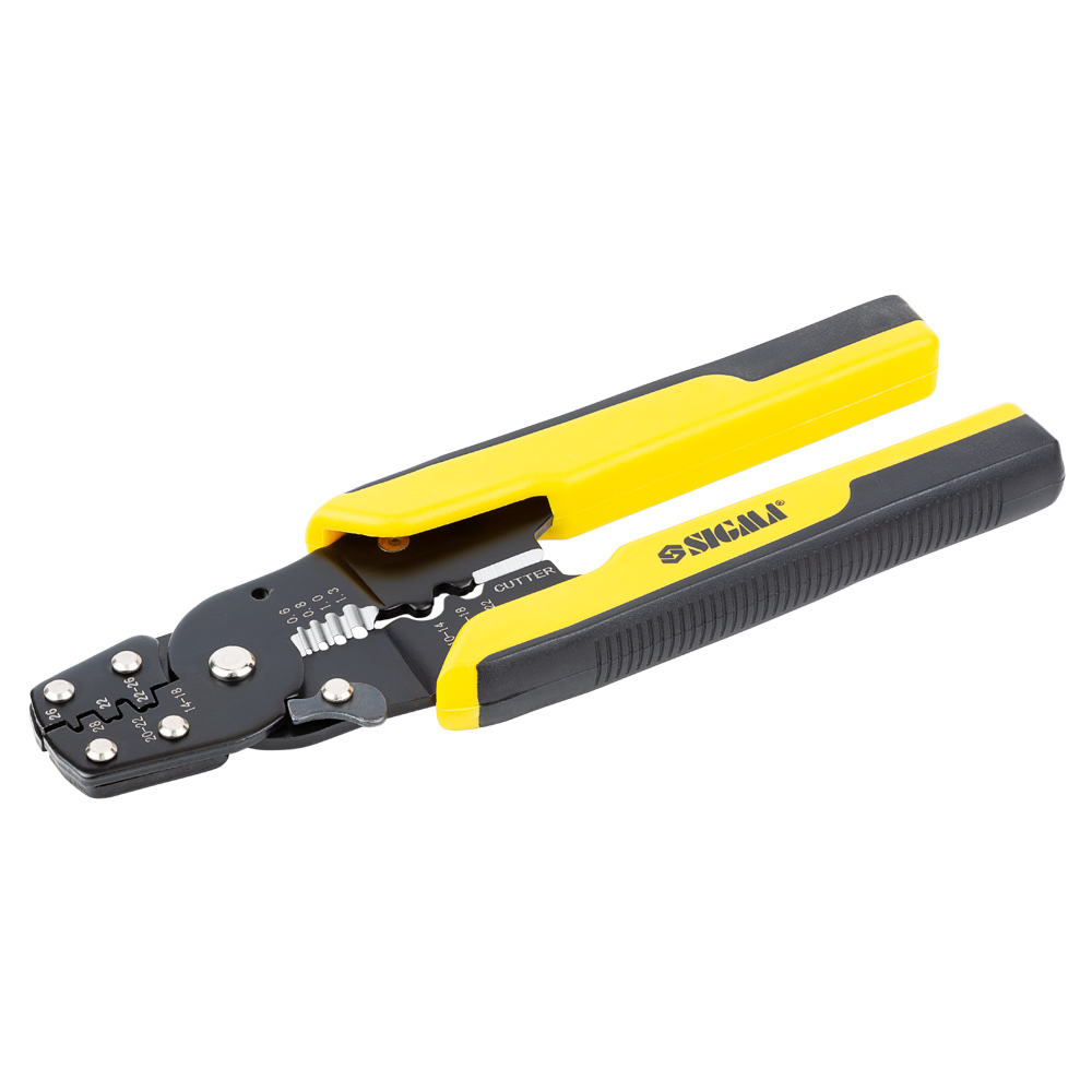 Кліщі для опресовування неізольованих клем Sigma 0.5-6.0 мм² універсальні 185 мм