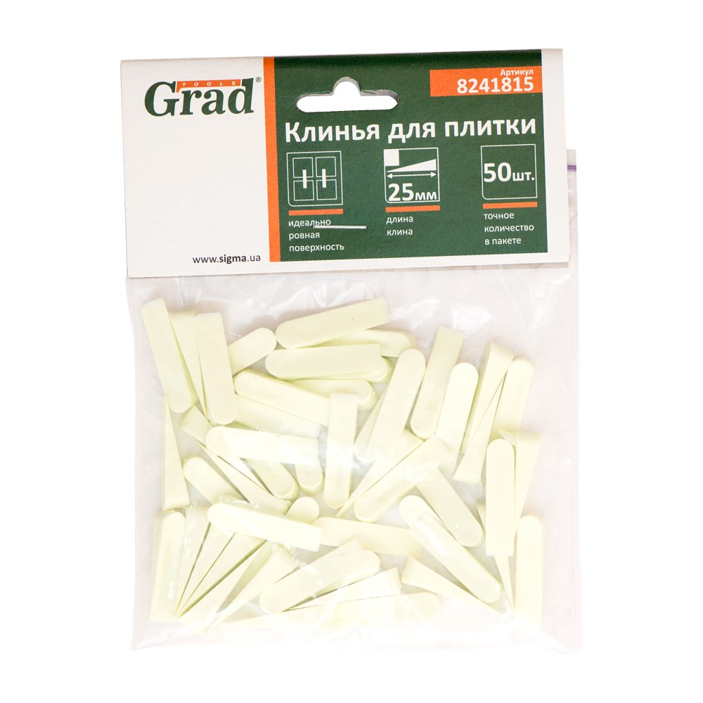 Клин Grad для плитки 25 мм 50 шт