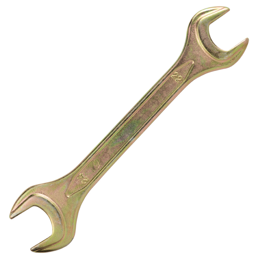 Ключ ріжковий Sigma 22 х 24 мм жовтий цинк