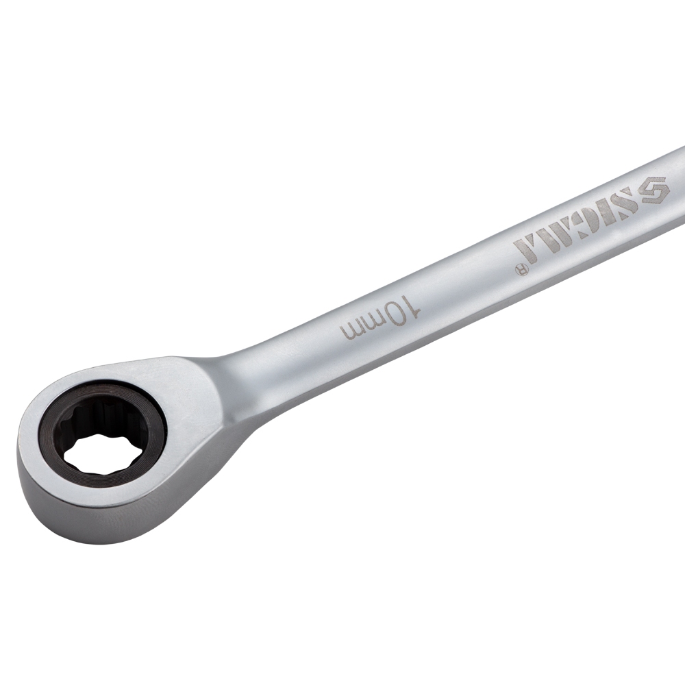 Ключ ріжково-накидний Sigma CrV з тріскачкою 10 мм