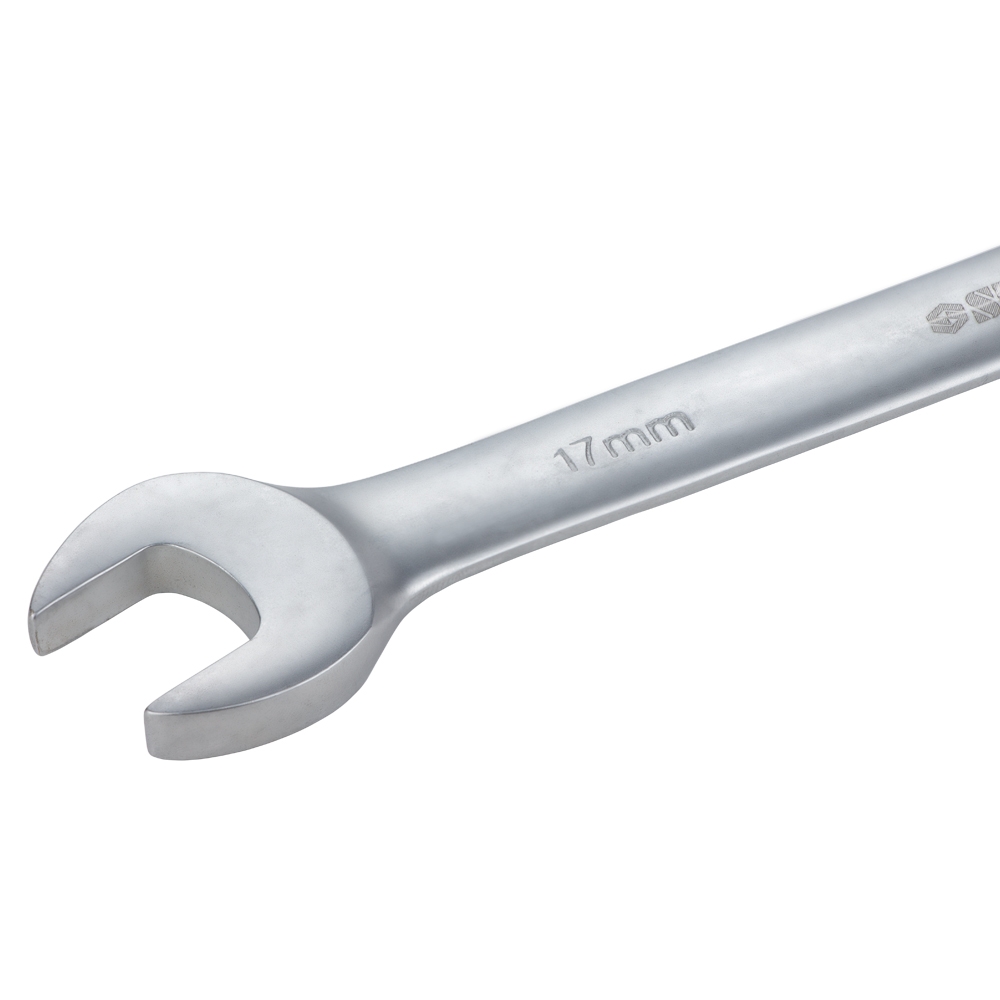 Ключ рожково-накидной Sigma CrV с трещоткой 17 мм