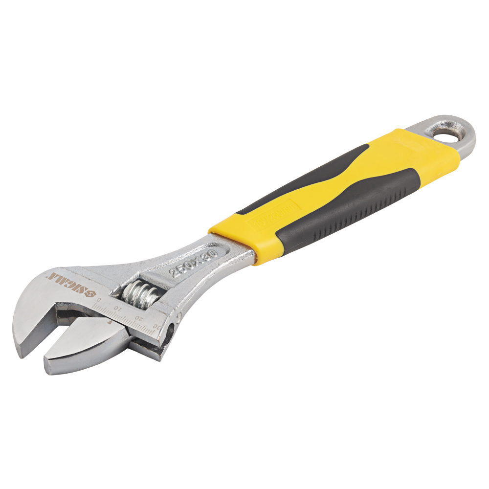 Ключ розвідний Sigma Crv 250 мм (обгумована рукоятка)