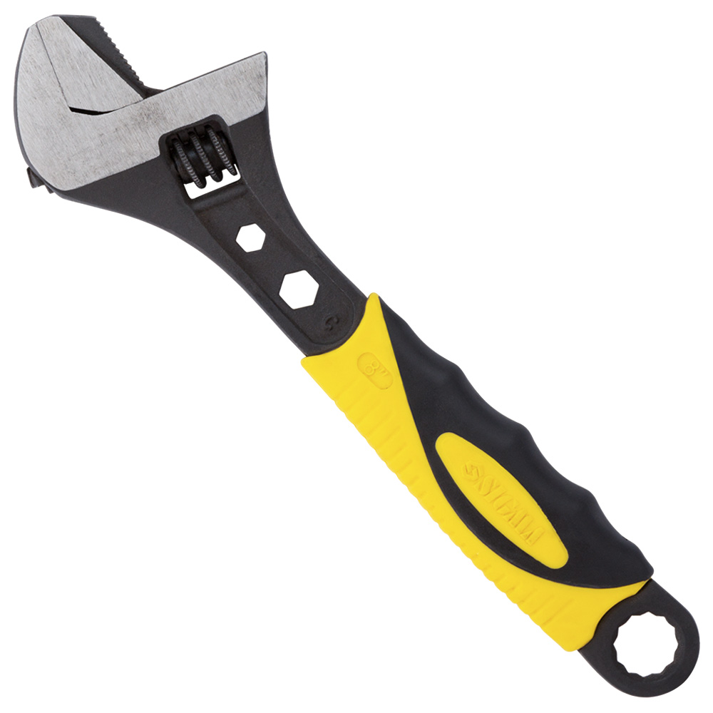 Ключ розвідний Sigma Crv (TPR) з переставной губкою 200 мм 0-30 мм