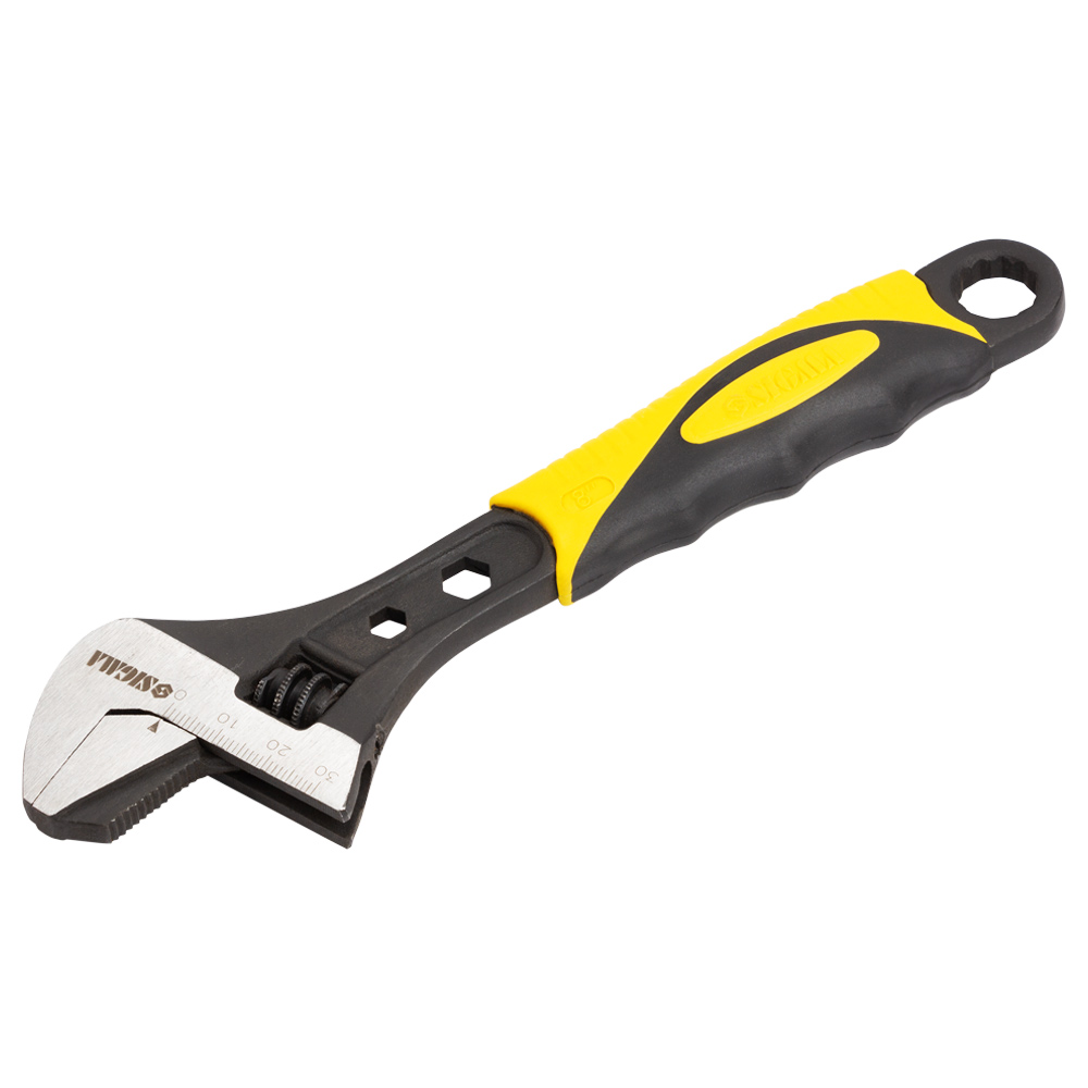 Ключ розвідний Sigma Crv (TPR) з переставной губкою 200 мм 0-30 мм