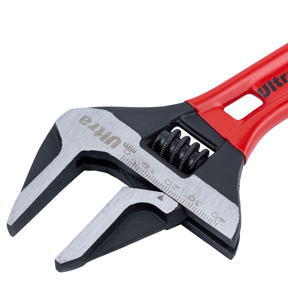 Ключ розвідний Ultra CrV з тонкими губами укорочений 155 мм, 0-41 мм