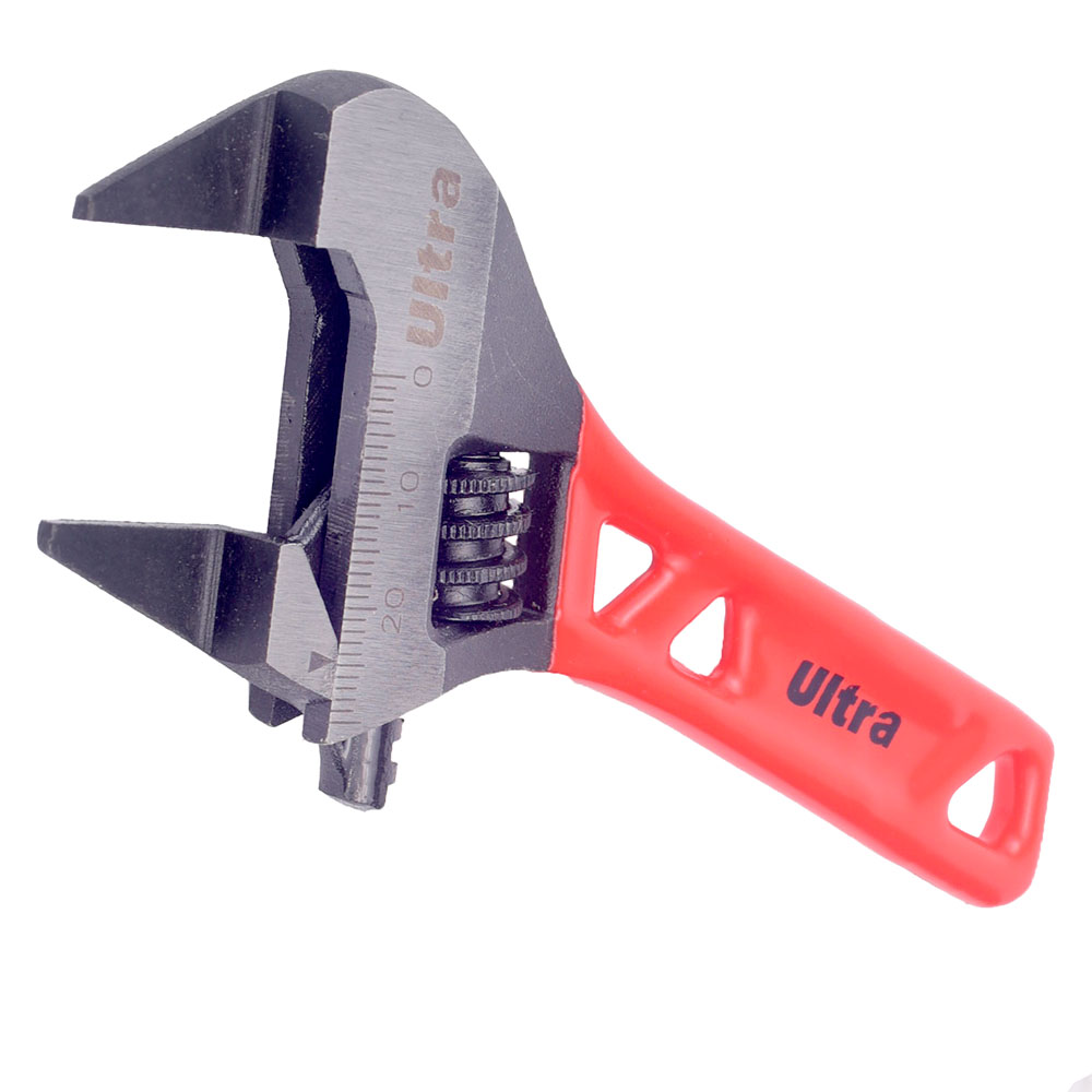 Ключ розвідний Ultra CrV з ультратонкими губками укорочений 140 мм, 0-34 мм