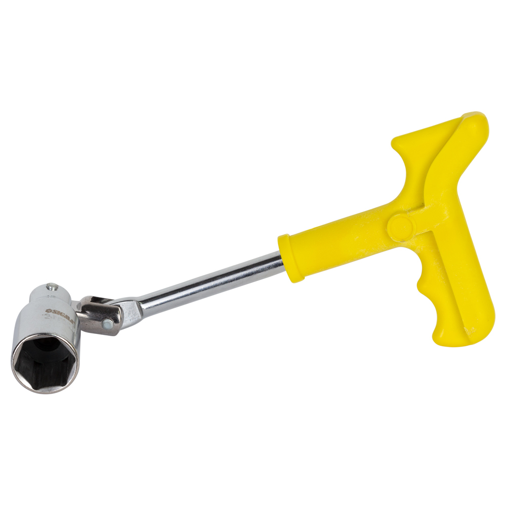 Ключ свічковий Sigma з шарніром посилений 21 мм