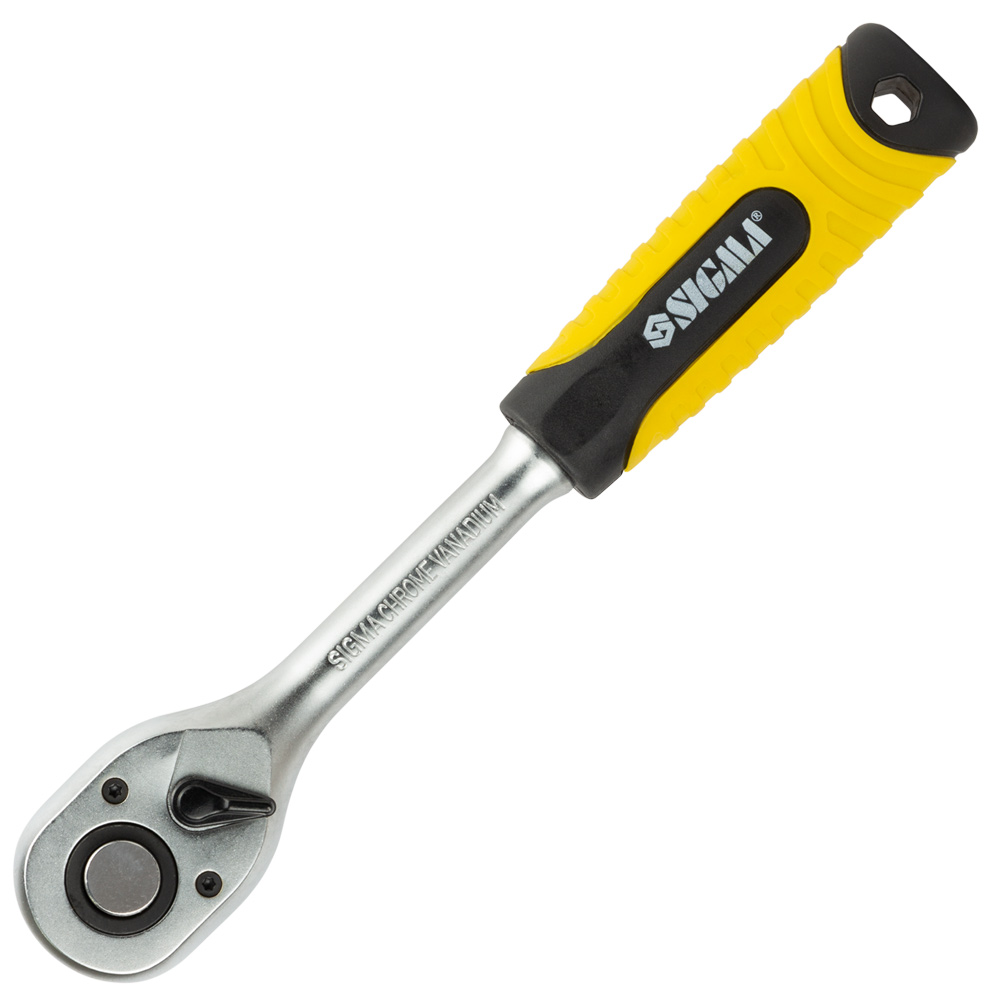 Ключ-тріскачка Sigma CrV 1/2" 250 мм 72T
