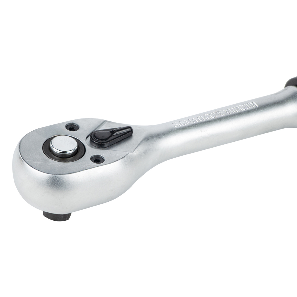 Ключ-тріскачка Sigma CrV 3/8" 200 мм 72T