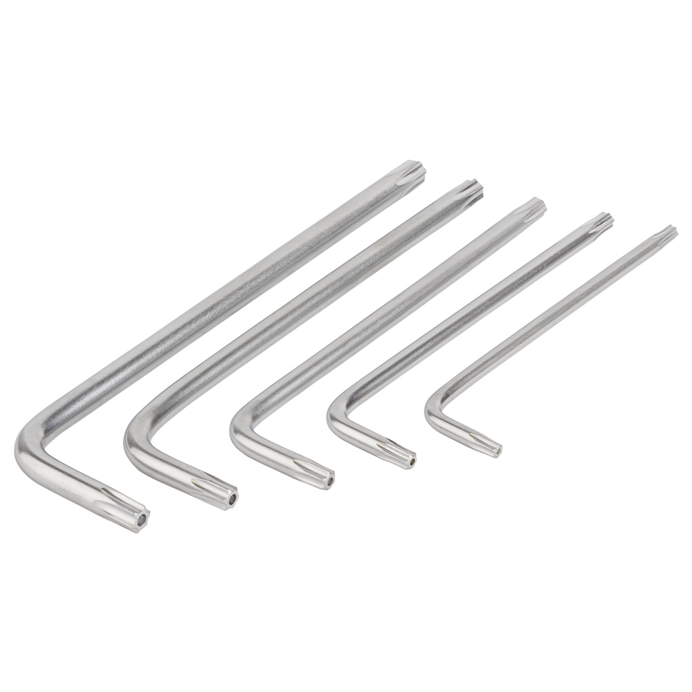 Ключи Grad Torx CrV 9 шт. T10-T50 мм (средние с отверстием)